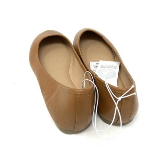 Universal Thread Everly Ballet Flats Brown Women's Size 6W - Picture 4 of 6